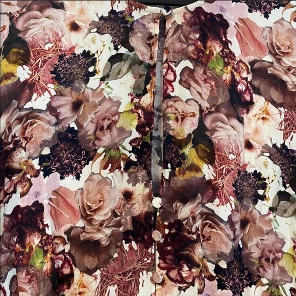 & OTHER STORIES Floral Long Sleeve Mini Dress - Picture 8 of 12